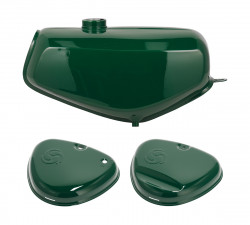 Set - Tank und Seitendeckel (Billardgrn) - S51, S70 Enduro