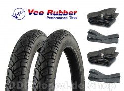 Set Reifen 2,75x16 VRM-094, Schluche, Felgenbnder - Vee Rubber