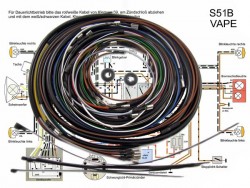 Kabelbaum Set fr Simson S51B - 12V VAPE