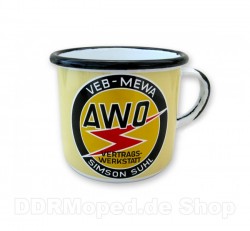 Tasse (Emaille) AWO Vertragswerkstatt