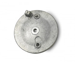 Bremsschild hinten natur - ohne Loch fr Bremskontakt - Simson S50, S51, S70, SR50, SR80, KR51/2