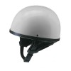 Moped-/Motorradhelm Klassische Halbschale - Silber