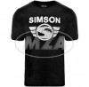 T-Shirt schwarz mit Simson-Logo 100% Baumwolle