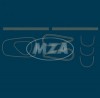 Liniersatz - wei/gold - MZ RT125/2